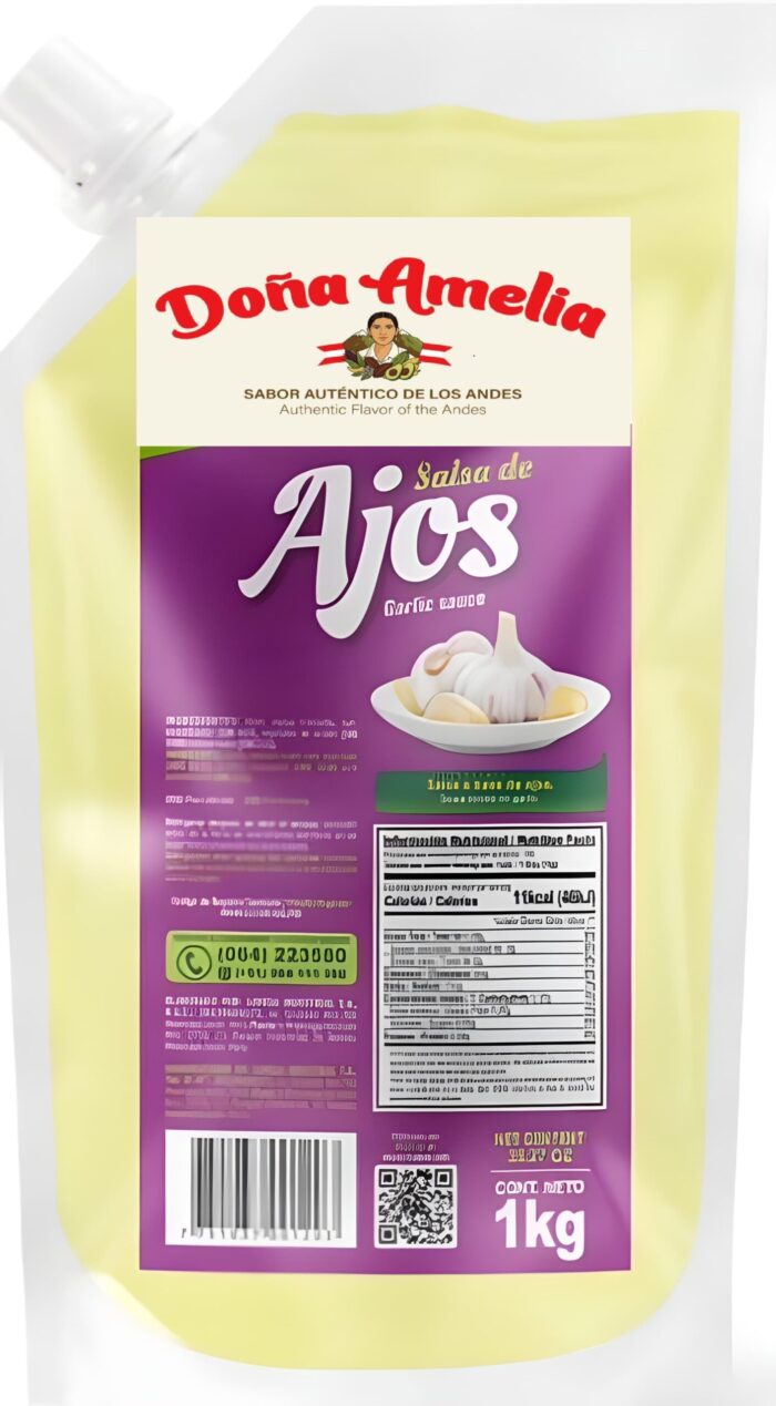 37 Ajos Garlic Paste 1 kg Doypack