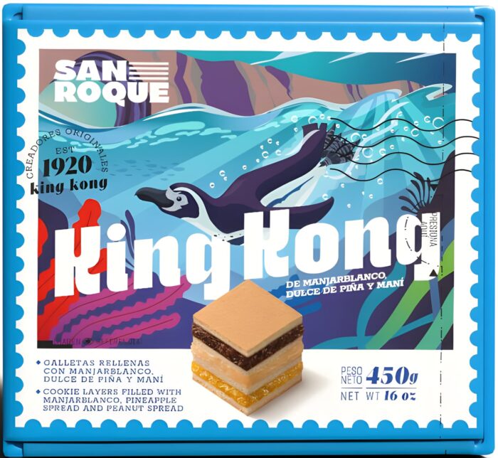 King Kong Galleta Manjar Blanco, Piña y Maní 450 g