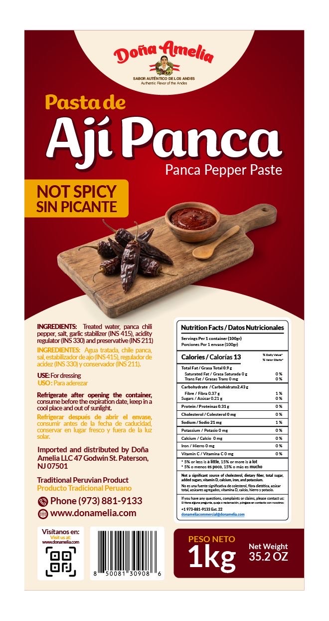 Pasta de Ají Panca Peruvian Pepper Paste – Mild, Not Spicy